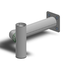 Kiosk peripheral arm