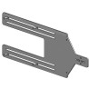 Kiosk straight bracket