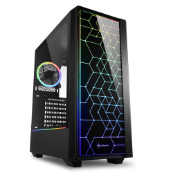 Rgb Lit 100 Midi Tower Black | APLIUM