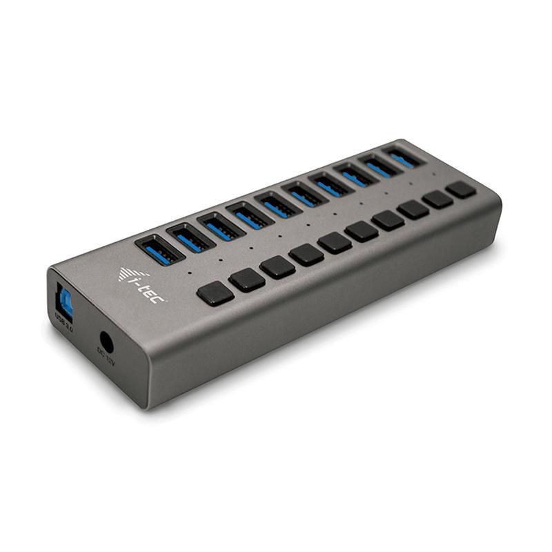 U3CHARGEHUB10 - I-tec USB 3.0 Hub 10 Port 48 W | APLIUM