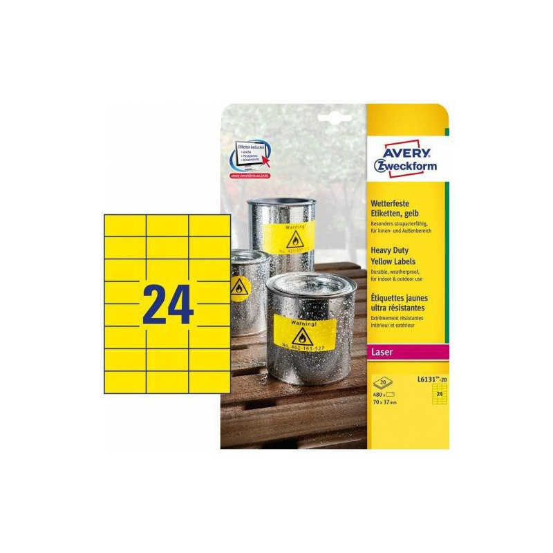 Printer Label Yellow | APLIUM