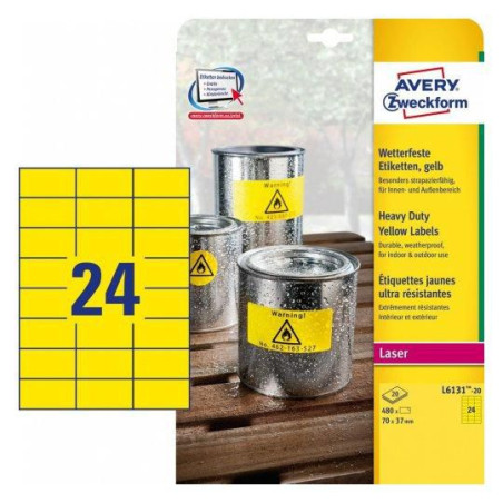 Printer Label Yellow | APLIUM