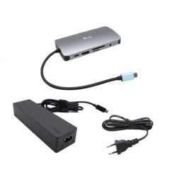 I-tec Usb-c Metal Nano Dock HDMI/VGA With LAN + Power Delive | APLIUM