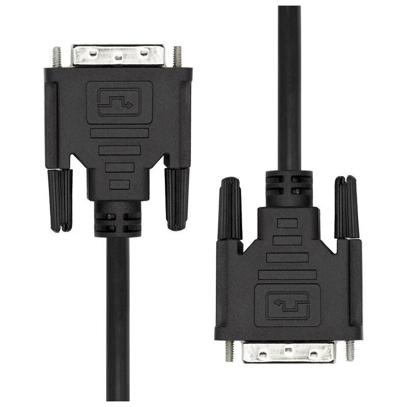 DVI-D 18+1 Cable, Black 1m