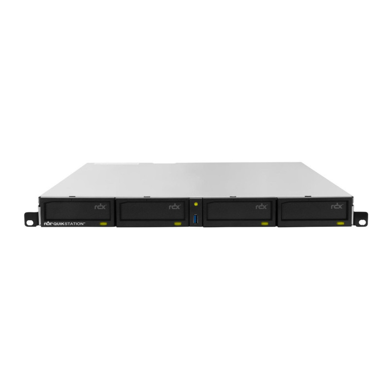 Rdx Quikstation 4 1U Rackmount 4-DOCK 1GBE-ATTACHED Disk Arr | APLIUM