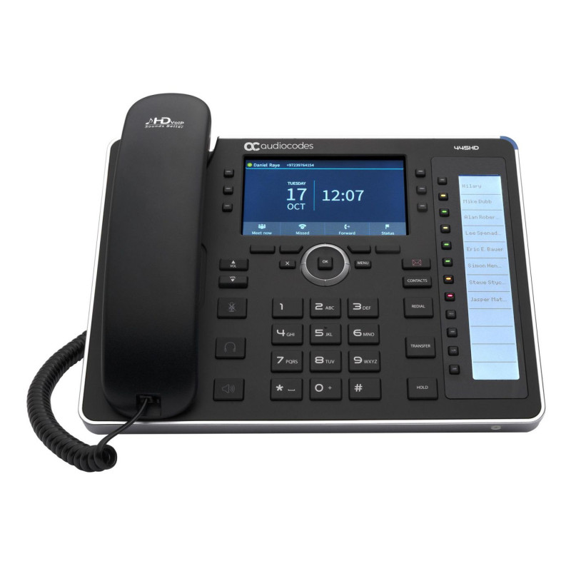 Sfb 445HD Ip-phone PoE Gbe With An External Psu Black 2 Ethe | APLIUM