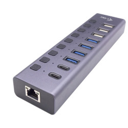 I-tec Charging Hub 9PORT LAN USB 3.0/USB-C Power Adapter 60W | APLIUM
