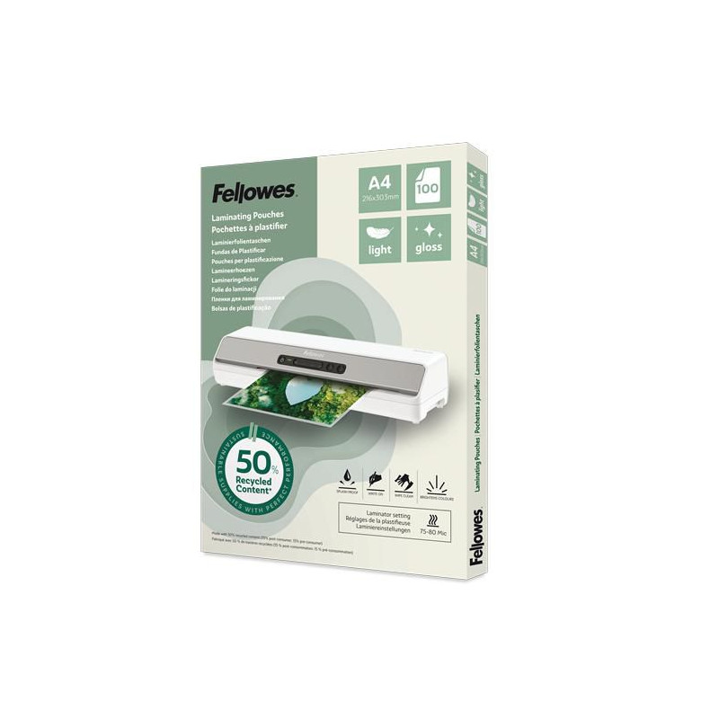 Fellowes 100142987 - Laminator Pouch 100 Pc(S) | APLIUM