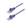 50cm Purple Slim CAT6 Ethernet Cable