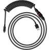 Usb-C Coiled Cable Gray-Black | APLIUM