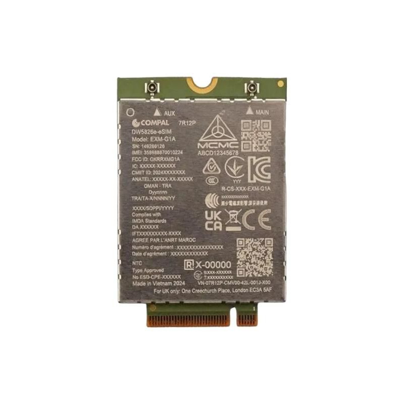 Dw5826E Internal Wwan 600