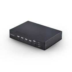 4-Port Displayport Kvm Switch | APLIUM