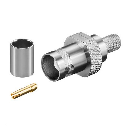 BNC crimp plug for RG59