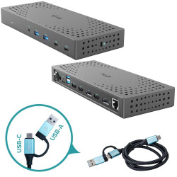 I-tec USB 3.0 3X 4K Dock Gen 2 USB 3.0/ C/ Tb 3/4 PD100W | APLIUM