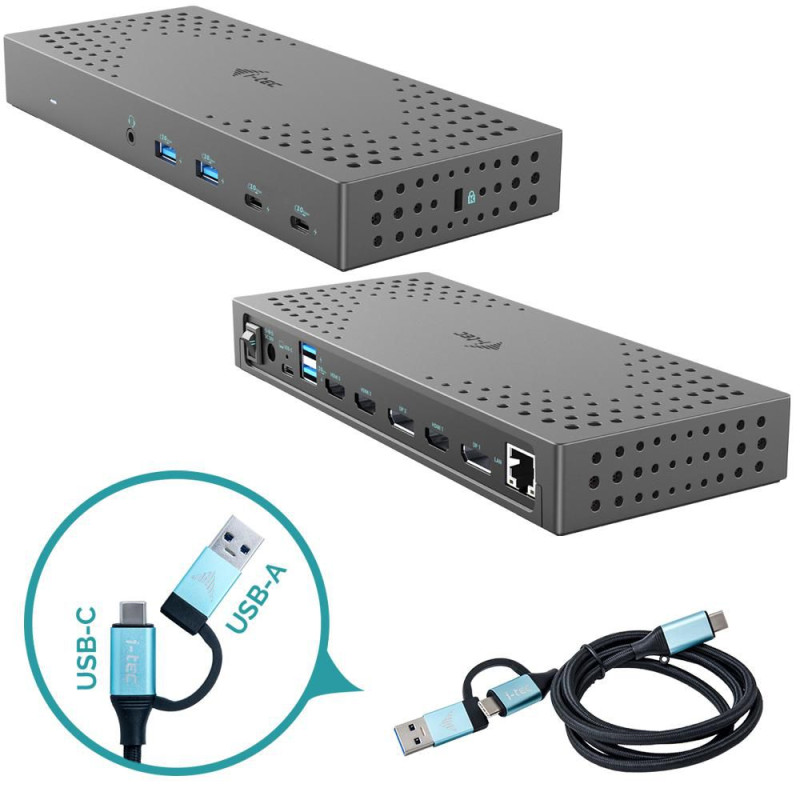 CATRIPLE4KDOCKPD2 - I-tec USB 3.0 3X 4K Dock Gen 2 USB 3.0 | APLIUM