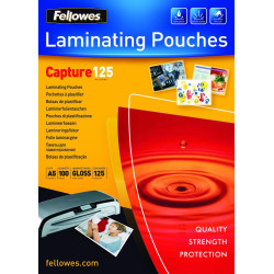 Pack 100 Bolsas Plastificacion 154X216 125 Micras A5 Fellowe | APLIUM