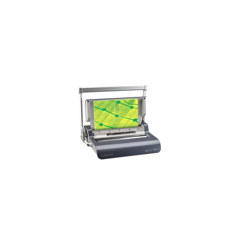 Encuadernadora de Canutillo Fellowes Quasar Wire/ Plata | APLIUM