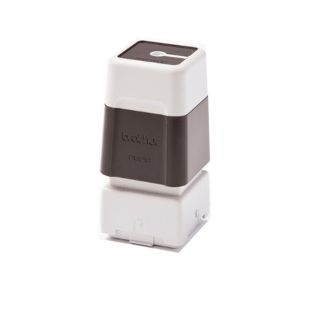 Pack 6 black self-inking stamps 20x20mm