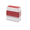 Pack 6 Red self-inking stamps 22x60