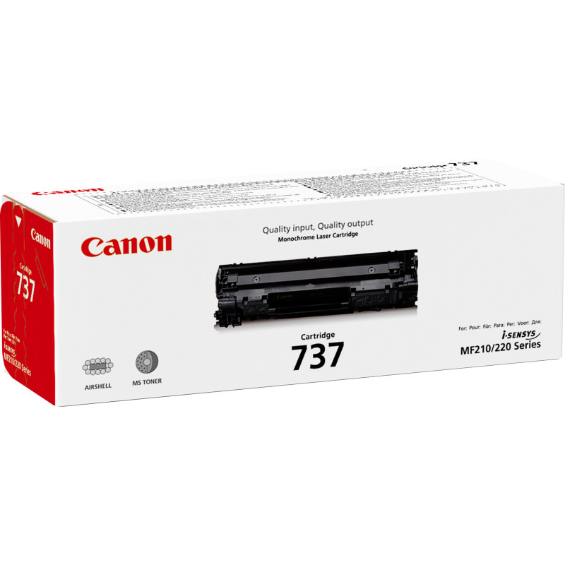 Toner/CRG 737 Fax+MFP Cartridge BK