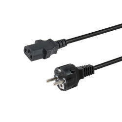 Power Cable Black 3 M Cee7/7 | APLIUM