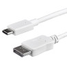 1M USB C To Dp Cable - White | APLIUM
