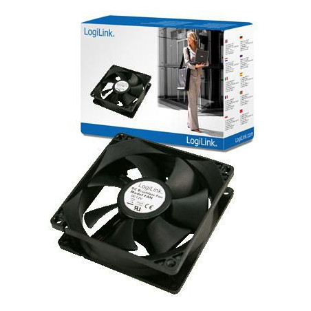 Fan 120x120x25, black, | APLIUM