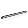 Value 26.99.0319 - 19" 1UH Ventilated Front Panel | APLIUM