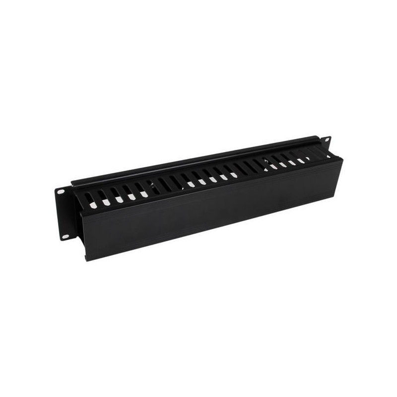 2U Covered Cable Finger Duct | APLIUM