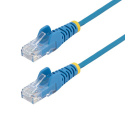 25Cm Blue Slim Cat6 Ethernet | APLIUM