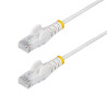 25Cm White Slim Cat6 Ethernet | APLIUM