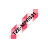 Tape/TZEMPRG31 12MM BLACK ON RED GINGH