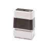Pack 6 black self-inking stamps 14x38mm