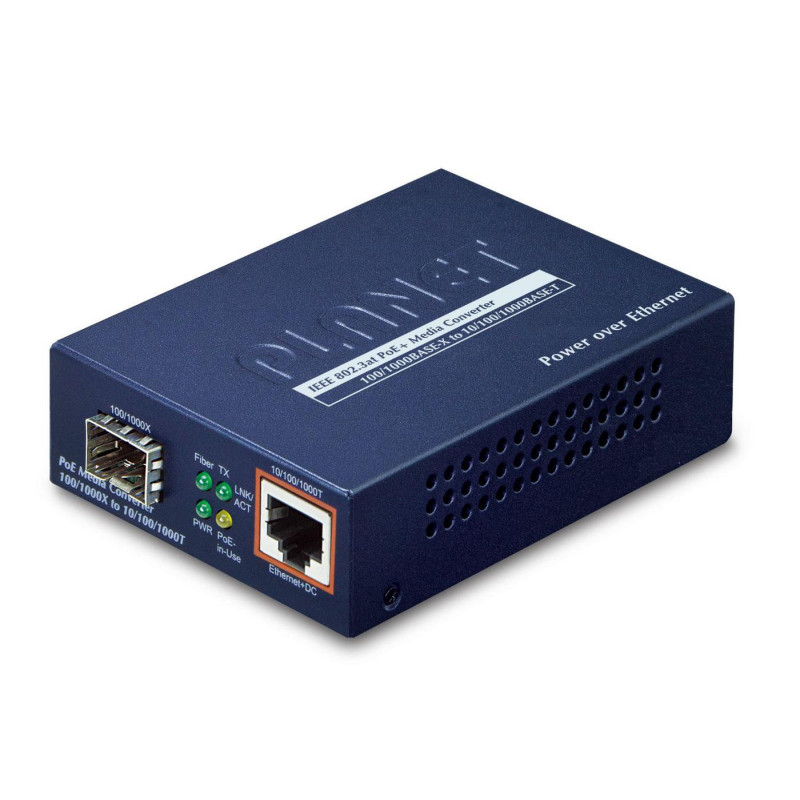 PLANET GTP-805A convertidor de medio 1000 Mbit/s Azul | APLIUM