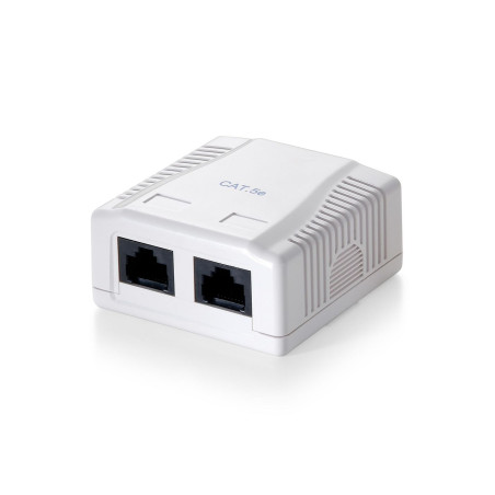 2-Port Cat.6 Surface Mount Box | APLIUM
