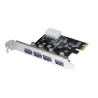 PCI-Express Card, 4x USB 3.0, | APLIUM