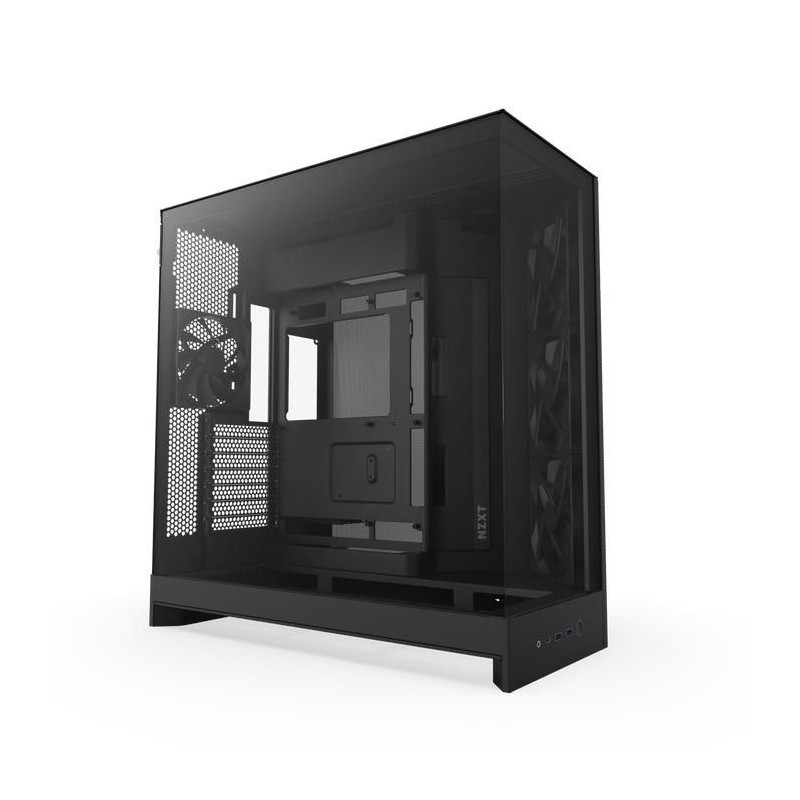 Caja Nzxt H9 Flow (2025) Dual-chamber Mid-tower Case - All B | APLIUM