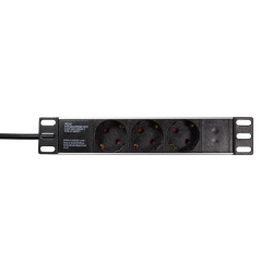 10" PDU 3-way German socket, | APLIUM