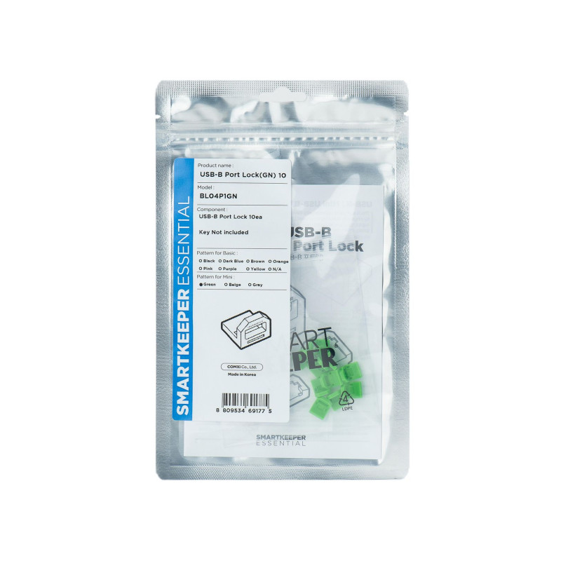 Port Blocker Usb Type-B Green | APLIUM