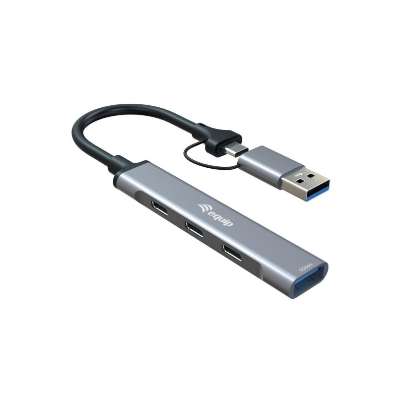 EQUIP 128969 - 4-Port Usb 3.2 Gen 1/2.0 Hub, | APLIUM