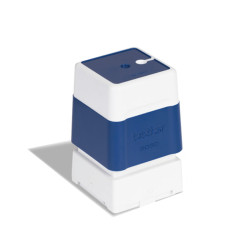 Pack 6 bleu self-inking stamps 30x30 mm