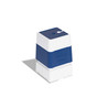 Pack 6 bleu self-inking stamps 30x30 mm