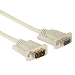 VGA Cable, HD15, F/M, 3m | APLIUM