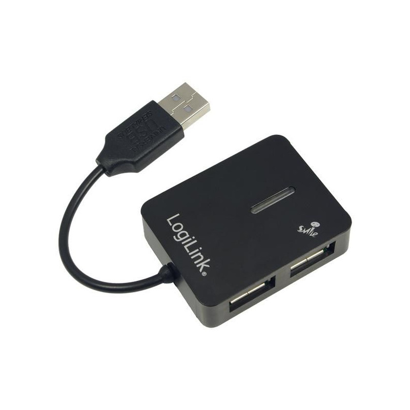 USB 2.0 Hub, 4-port, "Smile",