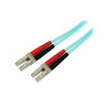 10m 10 Gb Aqua Fiber Patch Cable LC/LC