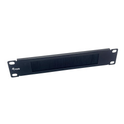 10" Brush Panel 1U, Black | APLIUM