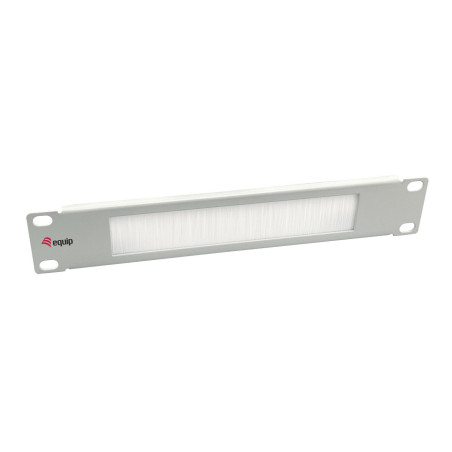 10" Brush Panel 1U, Light Grey | APLIUM