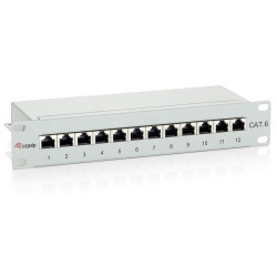 PatchPanel Cat.6 12 Port equip | APLIUM