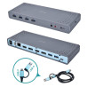CADUAL4KDOCK - I-tec USB-C/A Docking Station 4K Dual | APLIUM