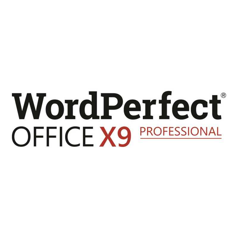 WordPerfect Office X9 Professional Edition - Licencia - 1 usuario - Wi